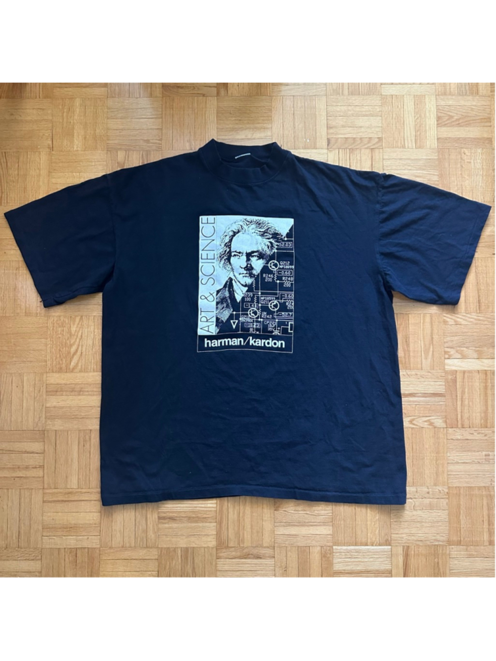 Vintage 90s Harmon Kardon Beethoven shirt